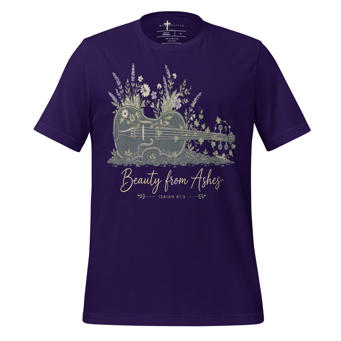Beauty From Ashes Violin - Purple - MasterPiece Shirts
