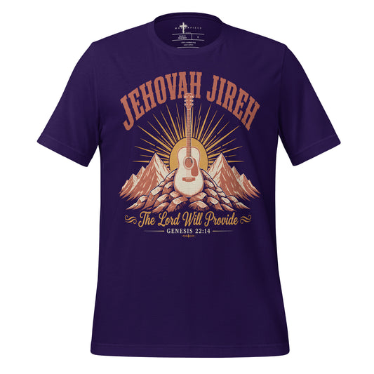 Jehovah Jireh Guiitar - Purple - MasterPiece Shirts