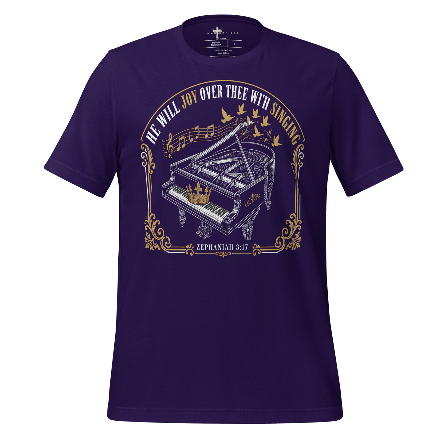 Joy with Singing Piano - Purple - MasterPiece Shirts