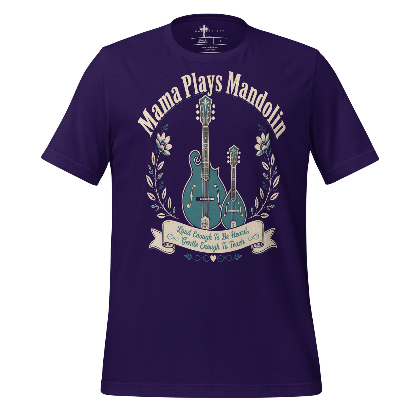 Mama Plays Mandolin - Purple - MasterPiece Shirts
