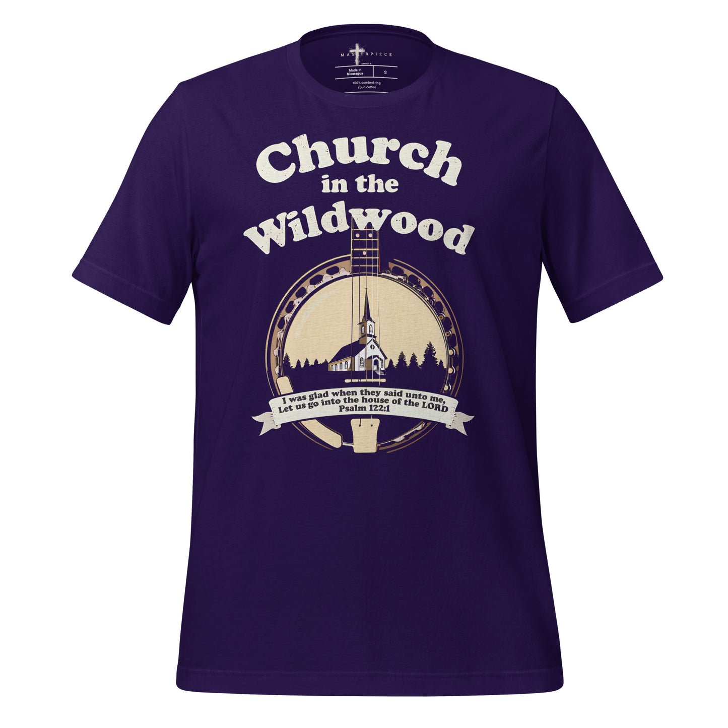 Church in Wildwood Banjo - Purple - MasterPiece Shirts