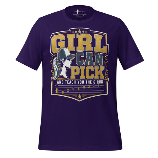 Girl can Pick G-Run - Purple - MasterPiece Shirts