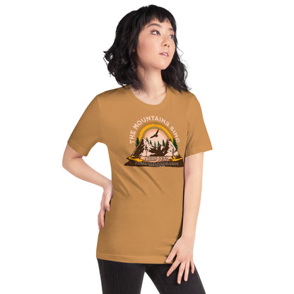 The Mountains Sing  Christian Bible Verse T-Shirt
