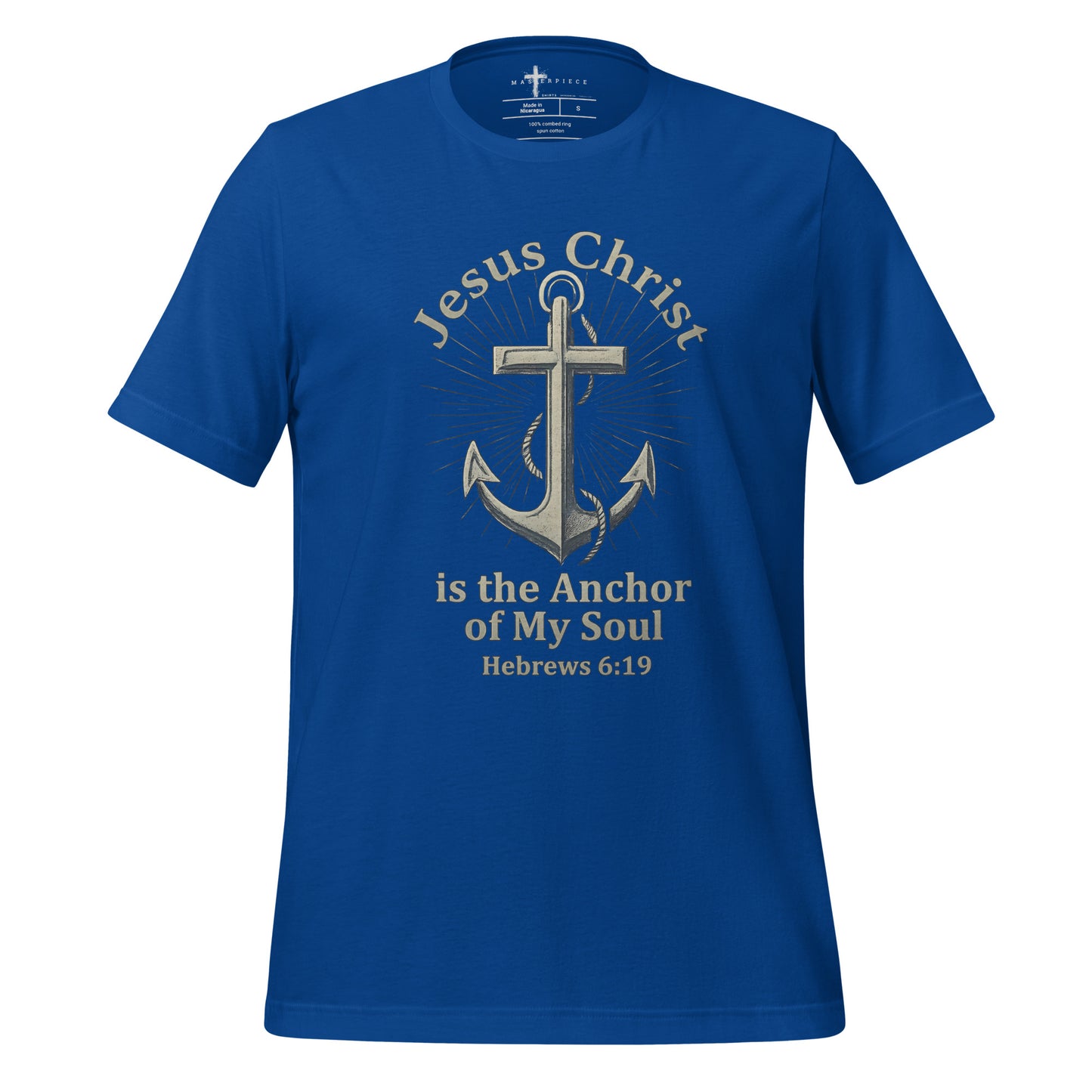  Jesus Christ is the Anchor of my soul Christian T-shirt  Hebrews 6:19