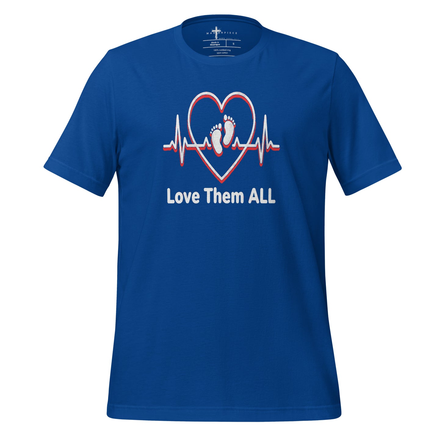 Love Them ALL Pro-Life Christian T-shirt  Psalm 139:13 Sanctity Life