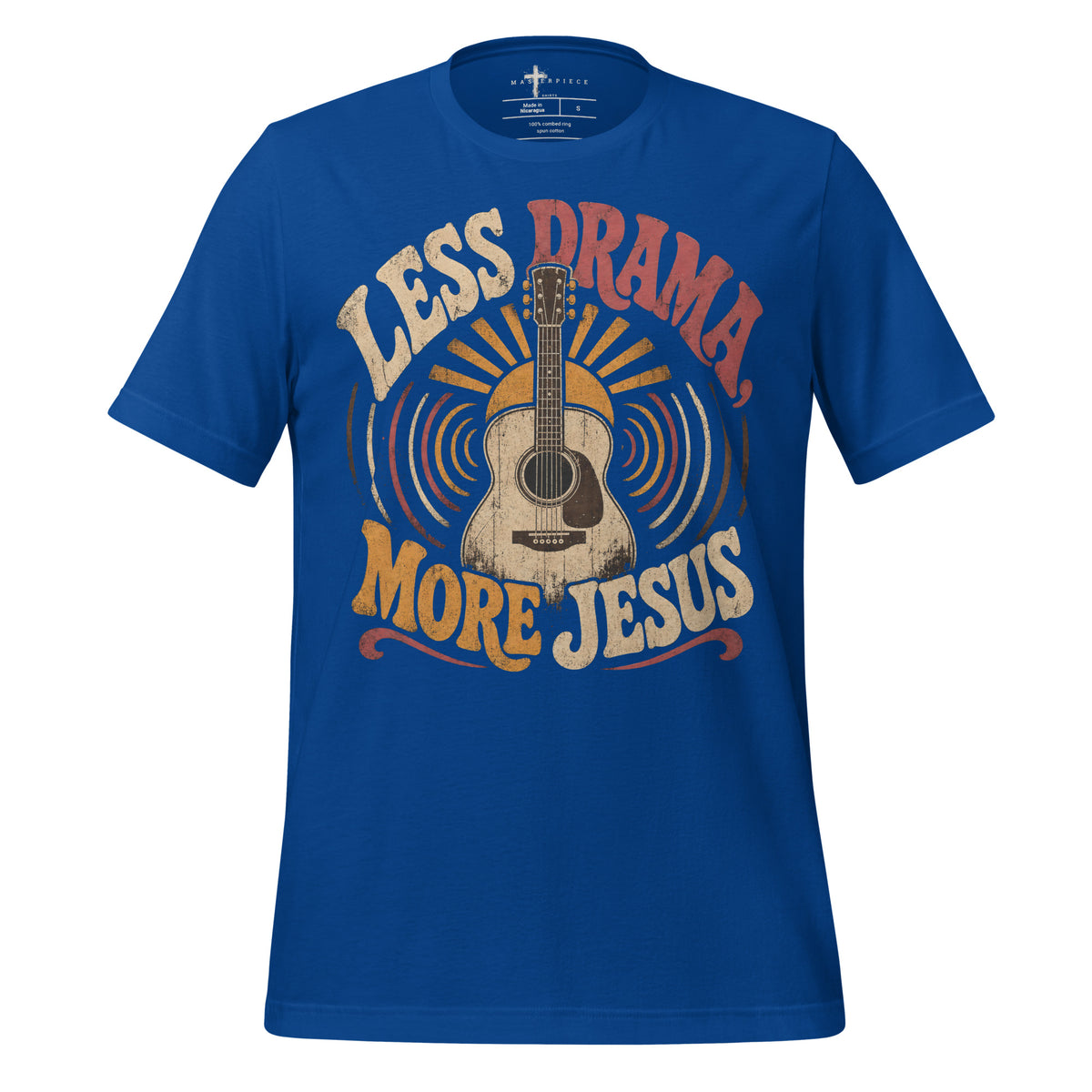 Less Drama More Jesus Guitar - MasterPiece Shirts