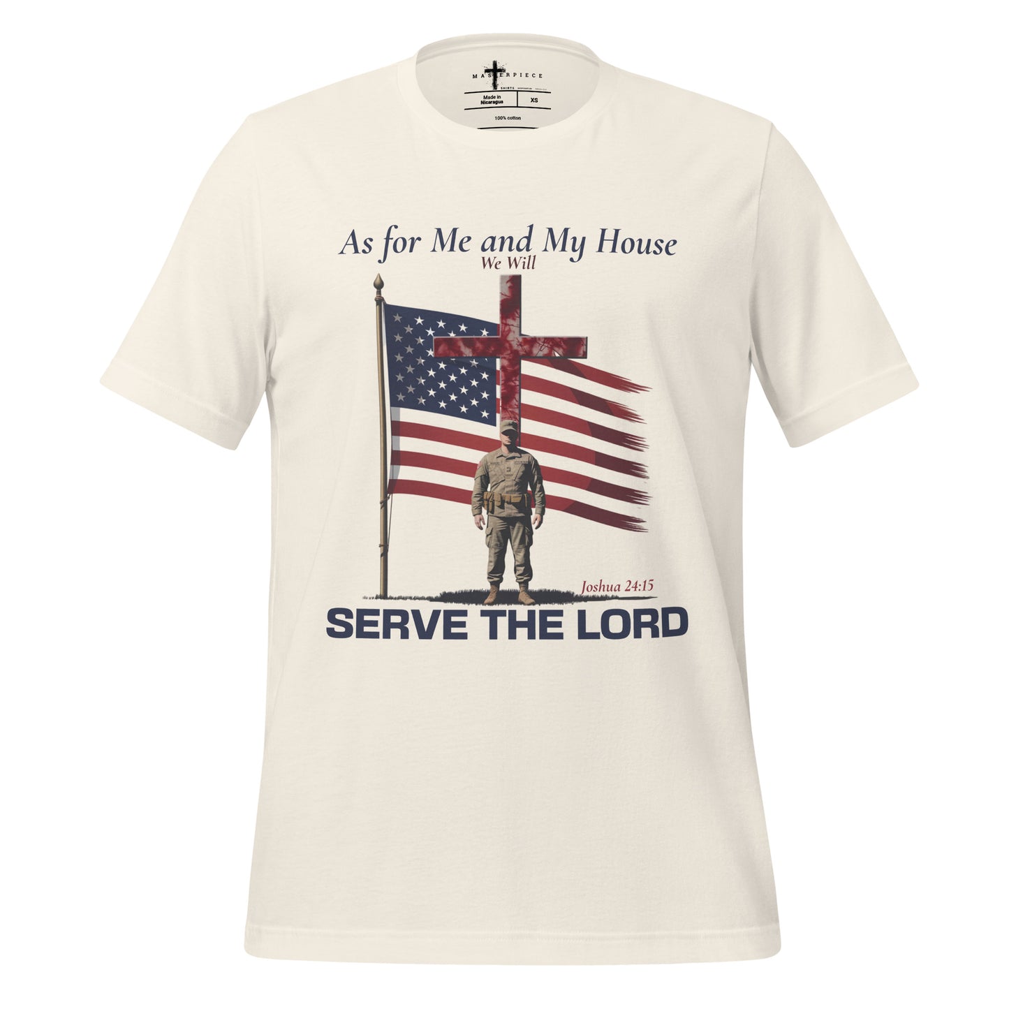 As For Me and My House  Christian Bible Verse T-Shirt