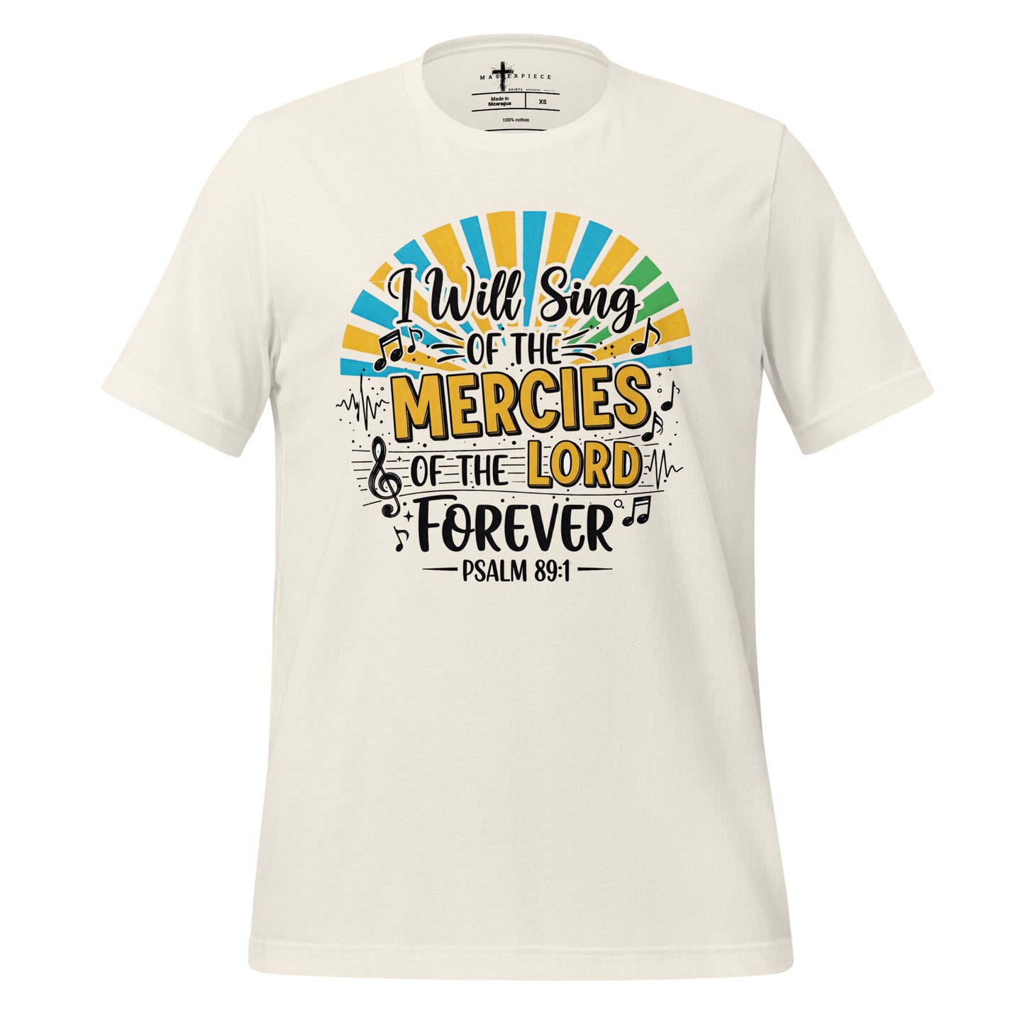 I will sing Psalm 89:1 womens Christian T-Shirt