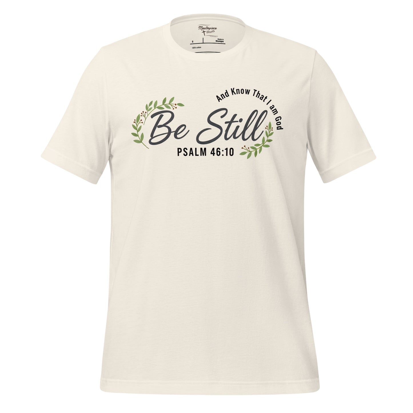 Be still, and know that I am God Womens Christian T-Shirt